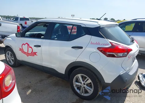2020 Nissan Kicks S Xtronic Cvt z USA, uszkodzony, nr VIN 3N1CP5BV2LL528809